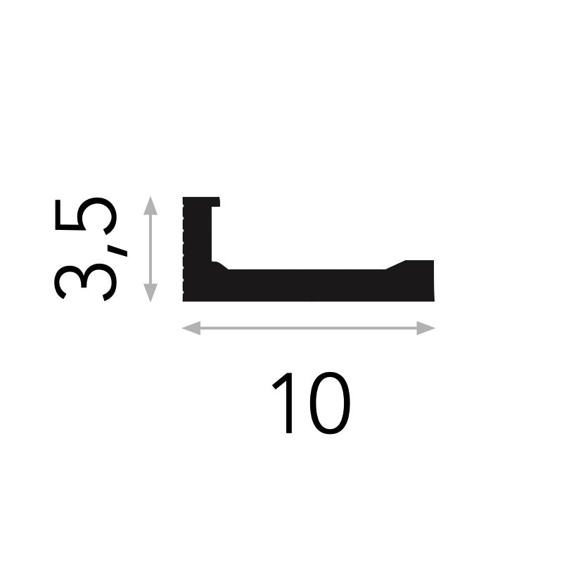 Moldura Perímetro LED QL026 V2 candileja Periled