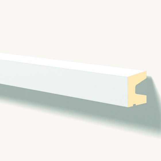 Alfeizar de ventana blanco decorativo de línea recta, ideal para reformas interiores