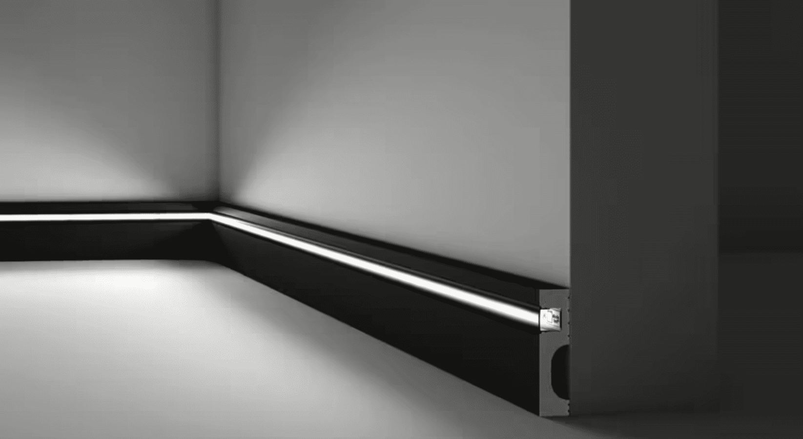 Rodapié para LED 8cm IL11 Negro-5