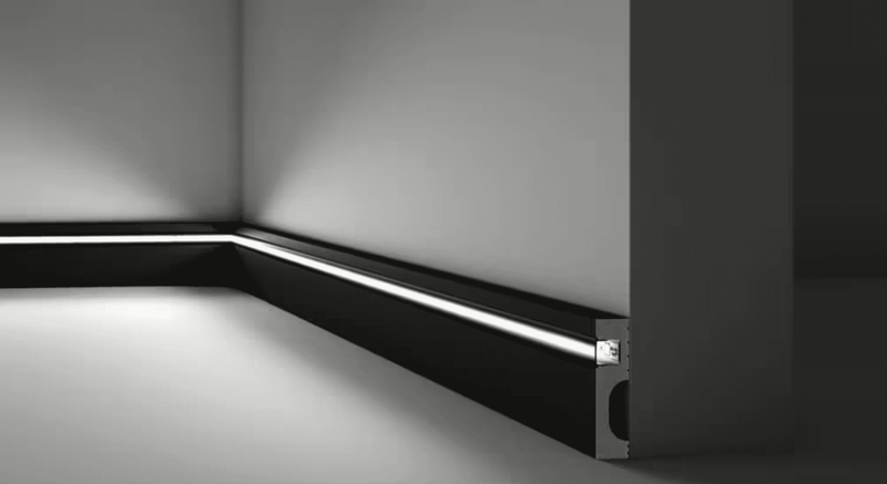 Rodapié para LED 8cm IL11 Negro-zoom-