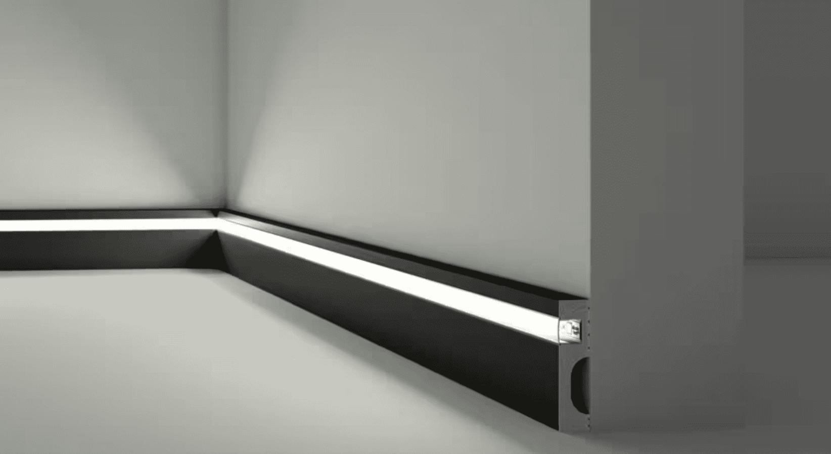Rodapié para LED 8cm IL11 Negro-zoom-6
