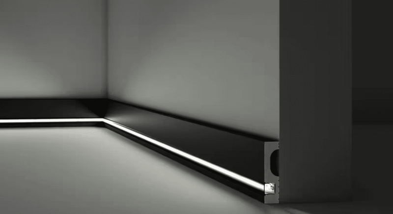 Rodapié para LED 8cm IL11 Negro-zoom-