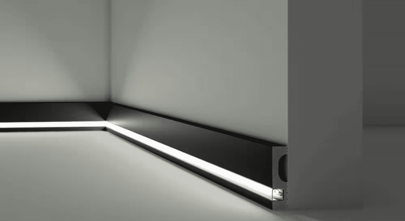 Rodapié para LED 8cm IL11 Negro-zoom-