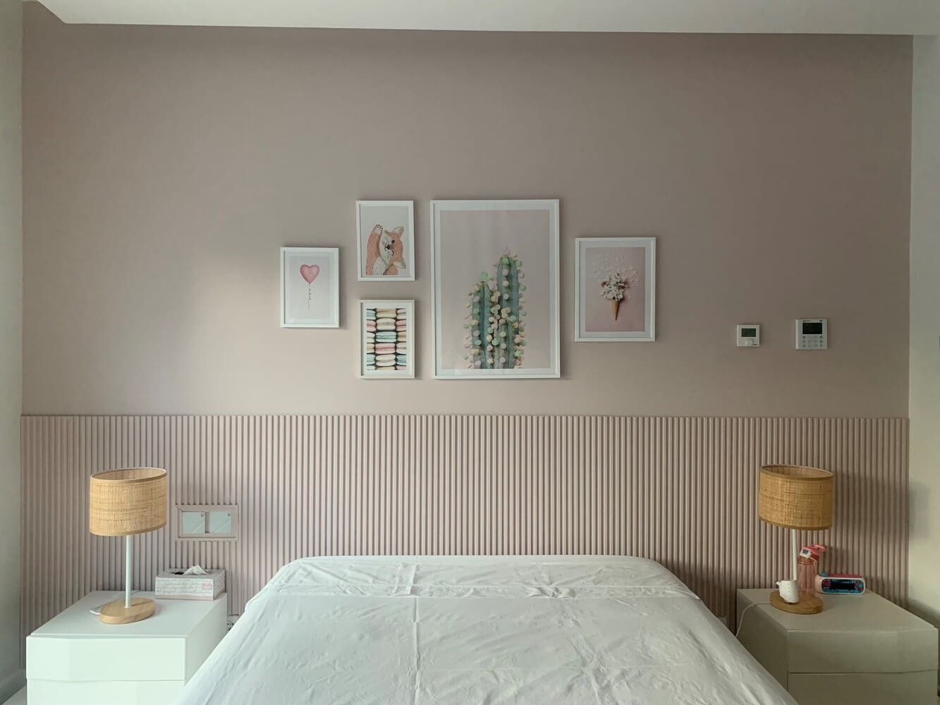 Panel Decorativo L0101 Alistonado color Blanco para pintar-zoom-4