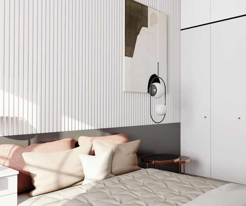 Panel Decorativo L0201 Alistonado color Blanco para pintar-zoom-