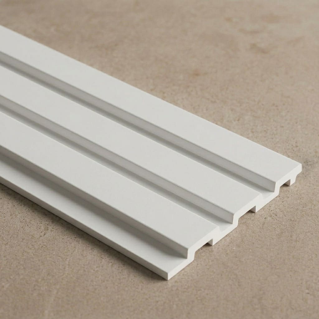 Panel Decorativo L0201 Alistonado color Blanco para pintar