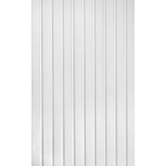 Panel decorativo blanco con diseño de líneas verticales, ideal para paredes interiores