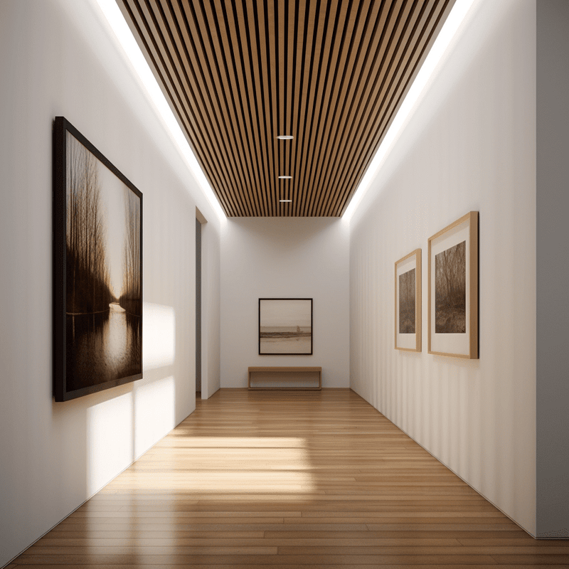 Panel Decorativo L0205 Listón efecto Madera Roble Natural-zoom-