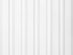 Panel decorativo blanco con diseño de moldura acanalada para pared interior