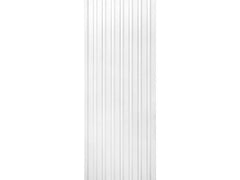 Panel decorativo blanco con diseño de líneas verticales para paredes interiores modernas
