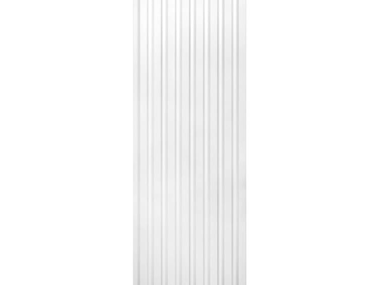 Panel decorativo blanco con diseño de líneas verticales para paredes interiores modernas