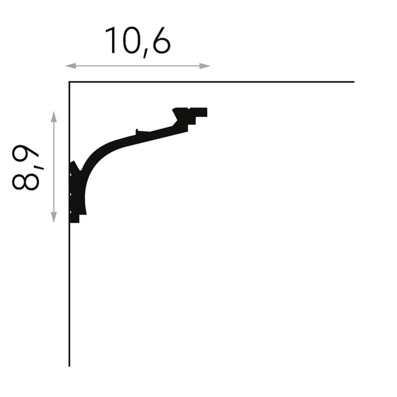 Cornisa Flexible MD110F-zoom-2