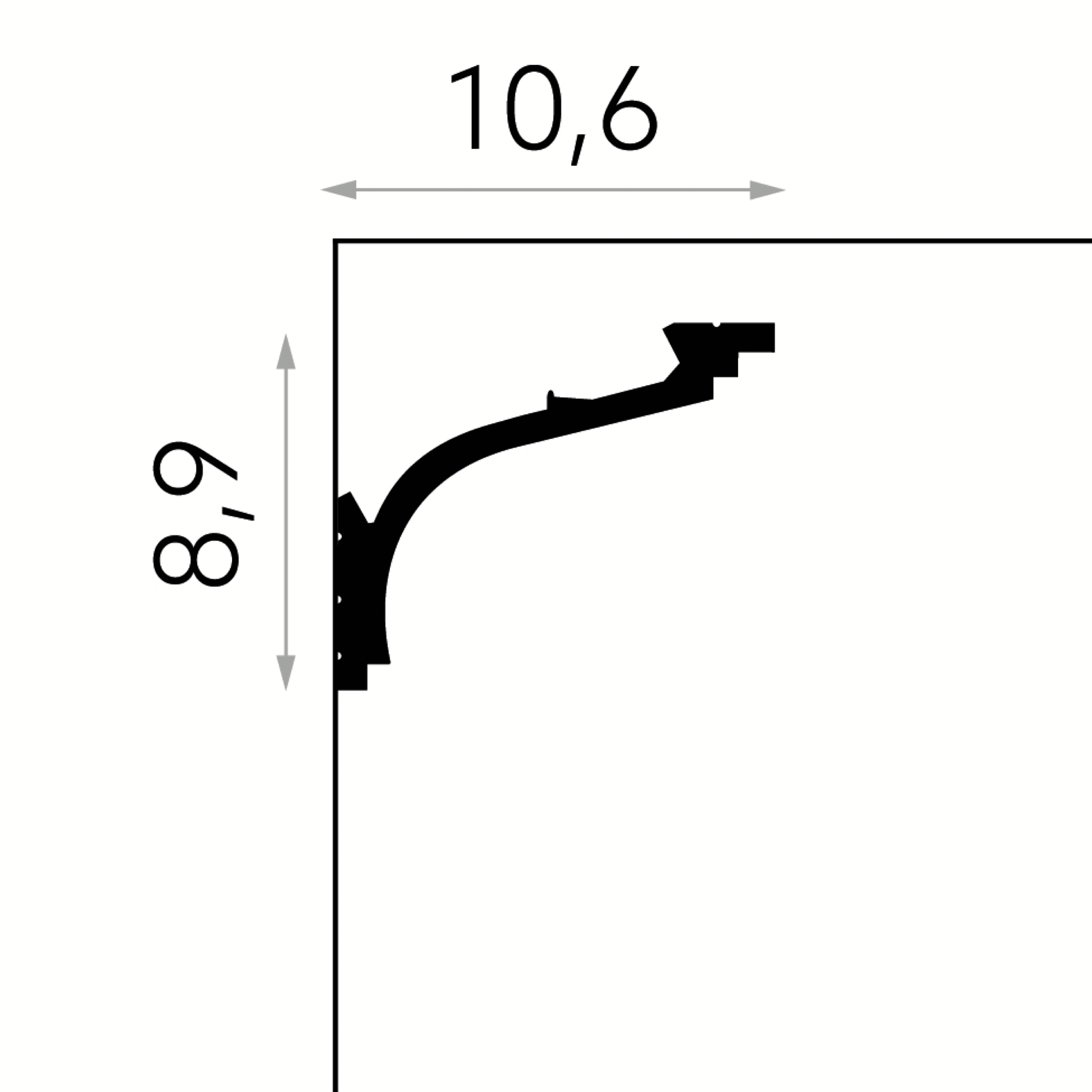 Moldura Luz Indirecta MD110