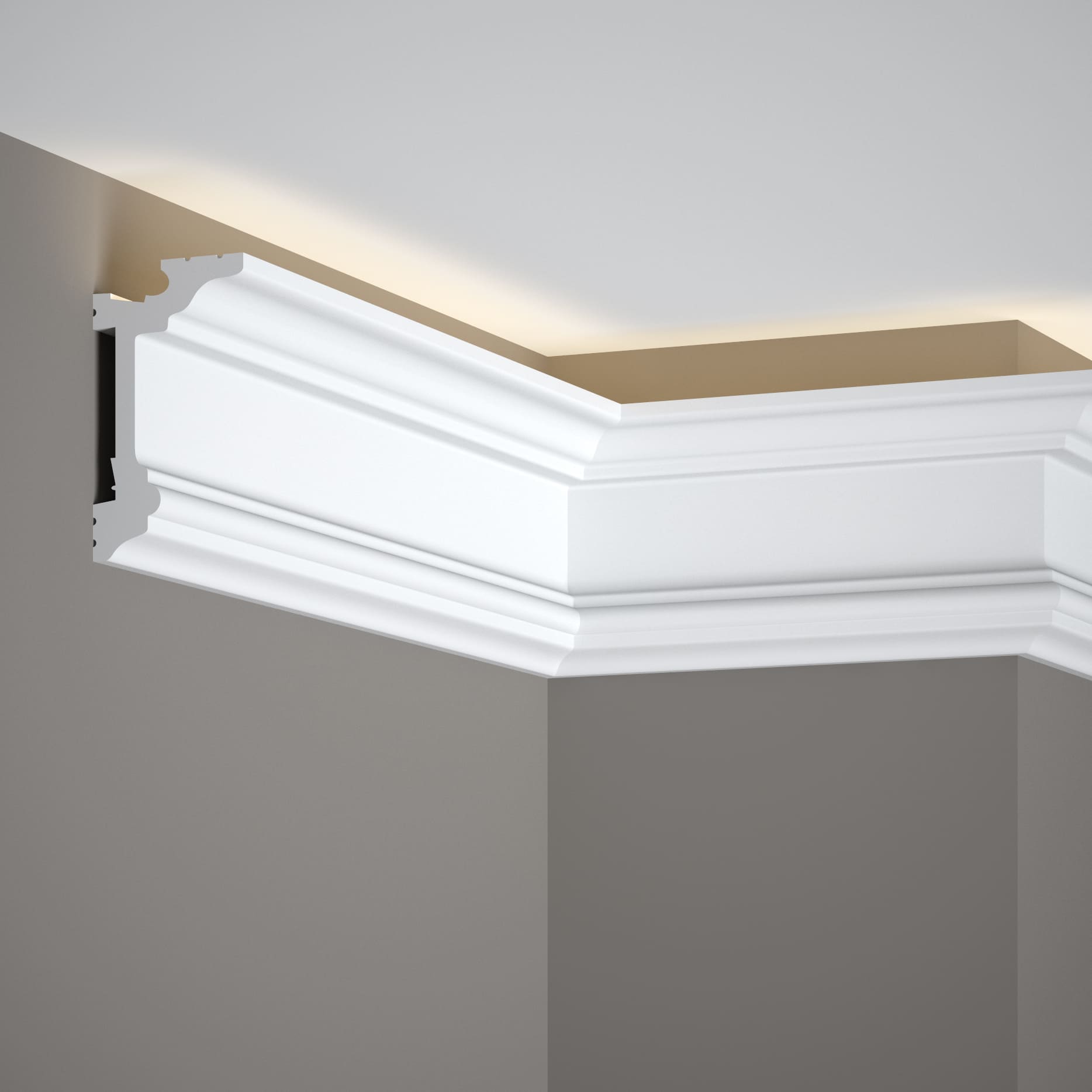 Moldura Luz Indirecta MD137-1