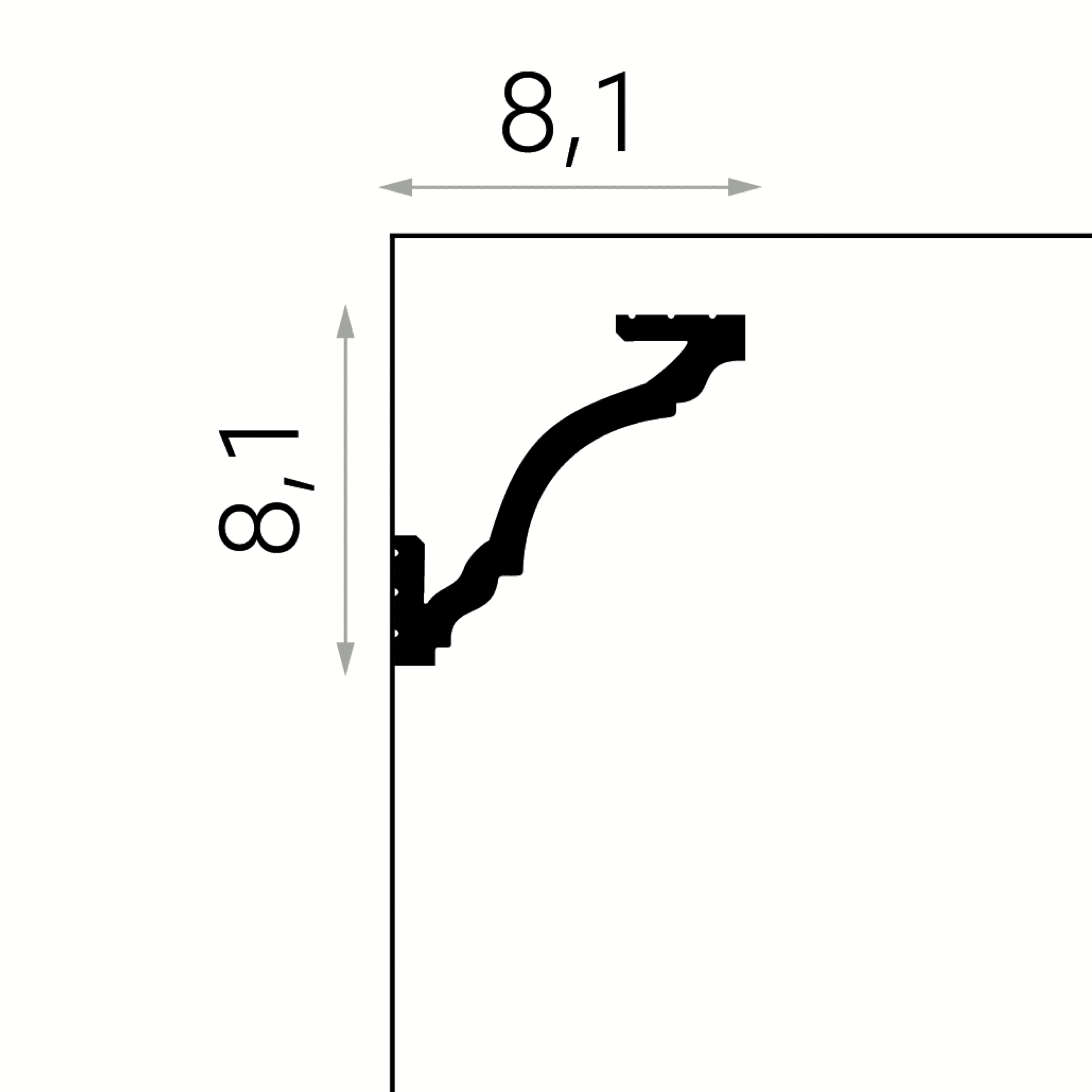 Moldura Luz Indirecta MD213