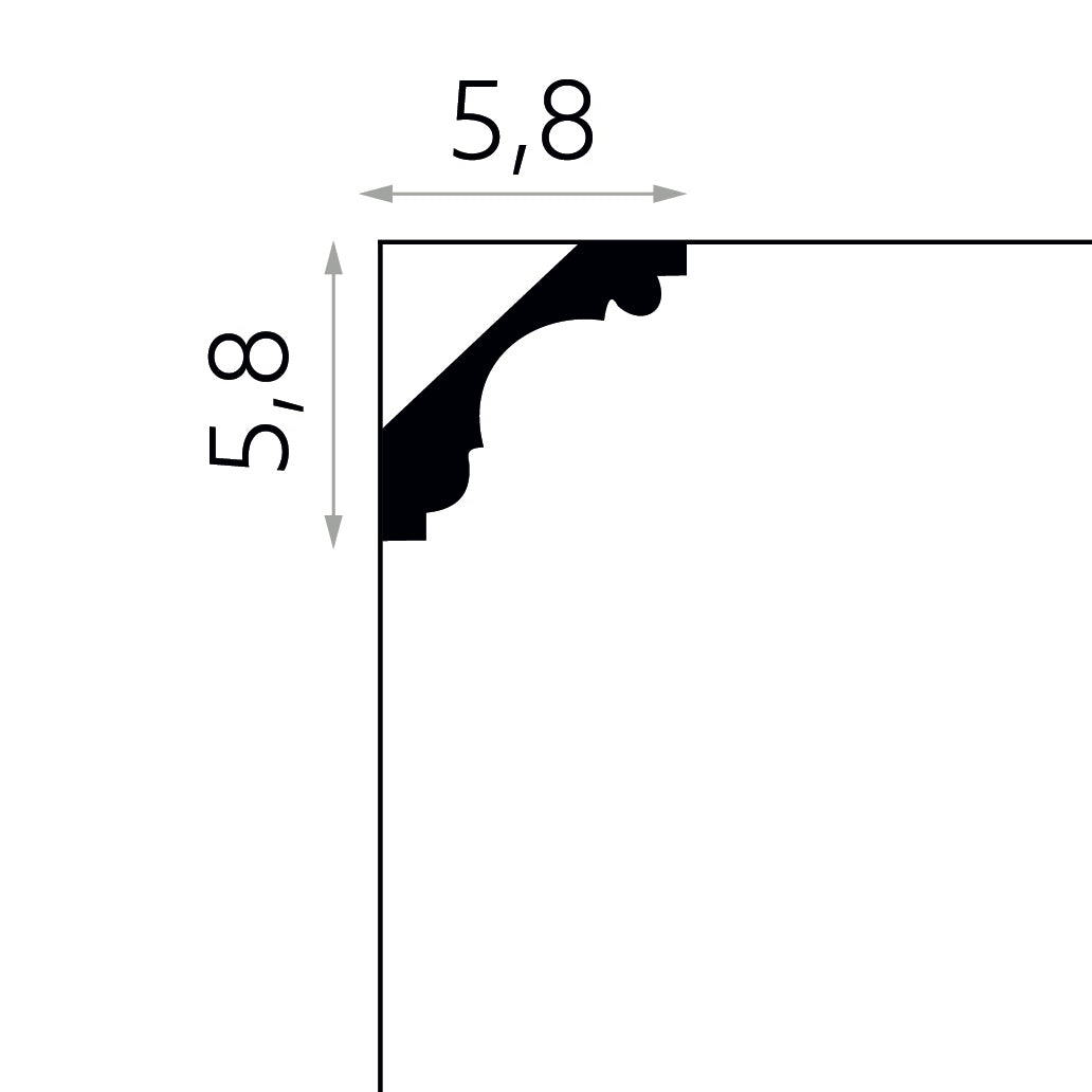 Cornisa Flexible MDA005F