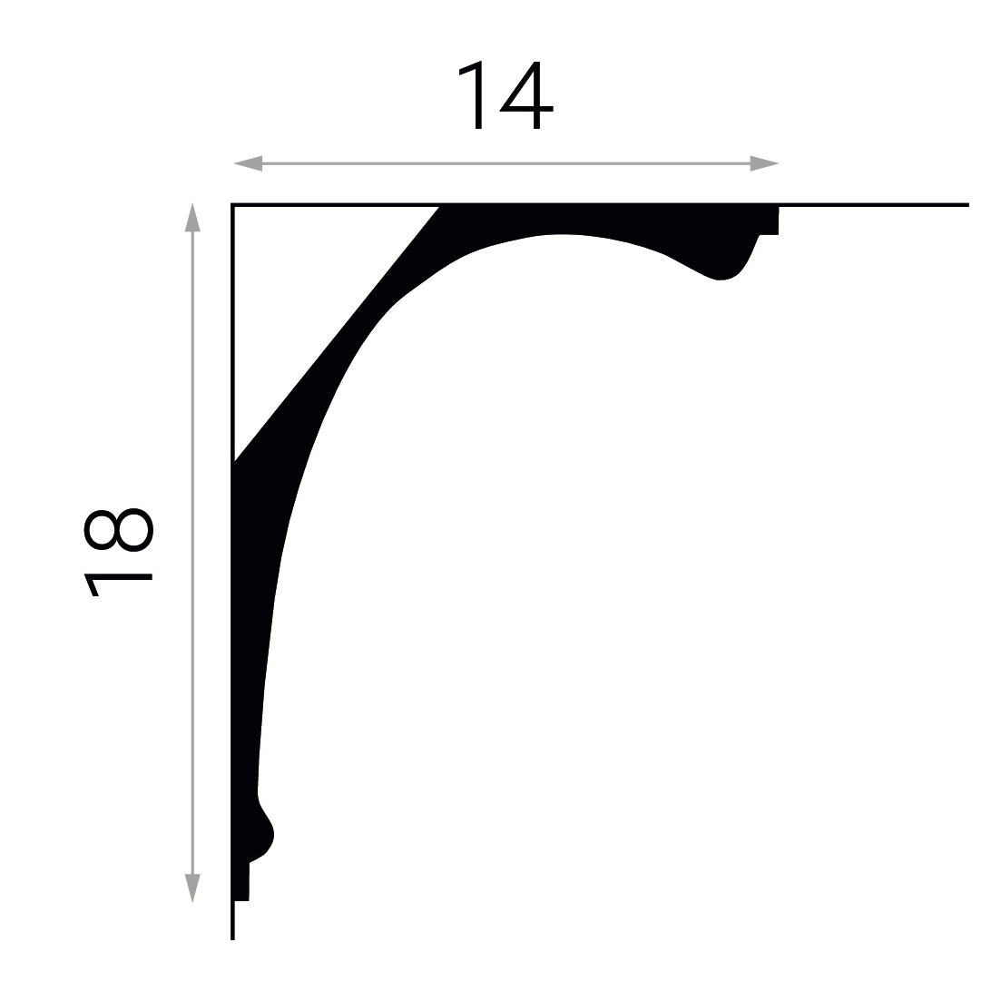 Cornisa MDB103-2