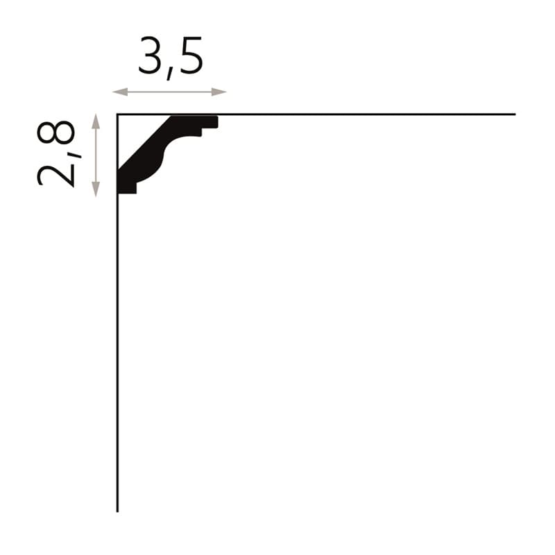 Cornisa Flexible MDB135F