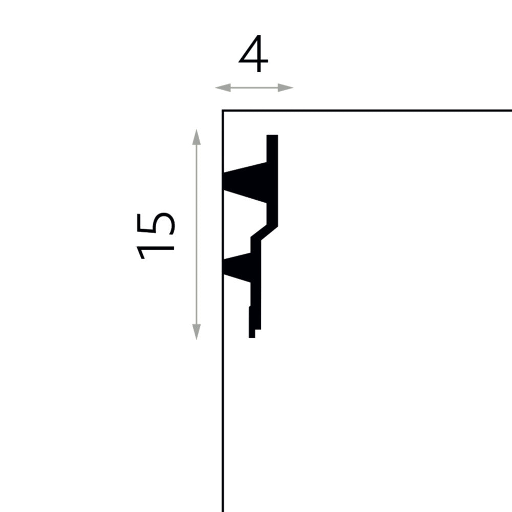 Moldura Luz Indirecta MDB150