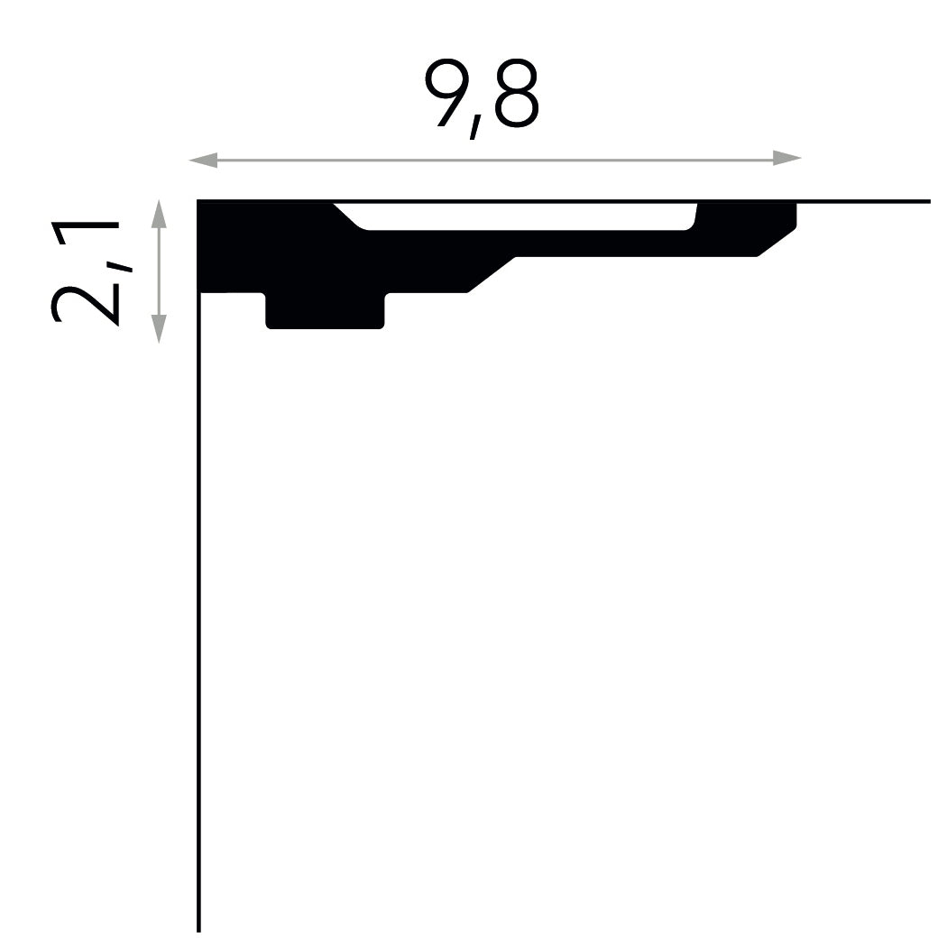 Cornisa MDB165