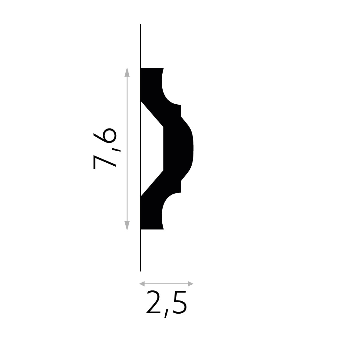 Moldura Pared MDD351