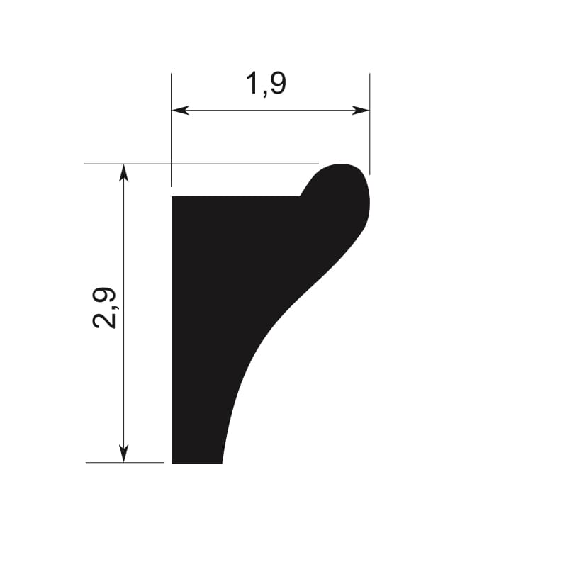 Moldura Luz Indirecta MM2919 para Tira LED