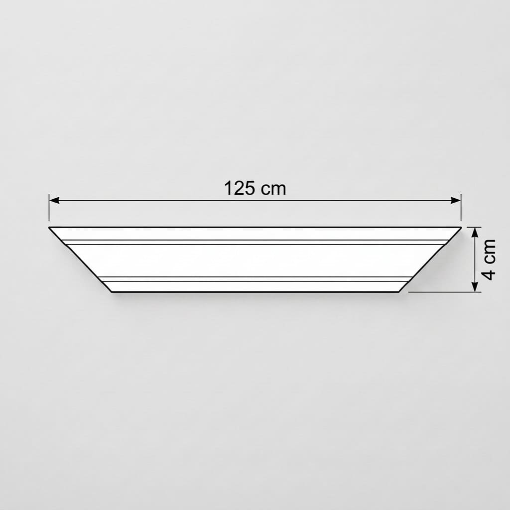Moldura 125 cm autoadhesiva con ingletes MX4018-C125