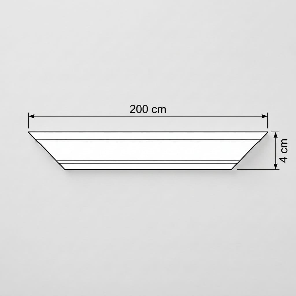 Moldura 200 cm autoadhesiva con ingletes MX4018-C200