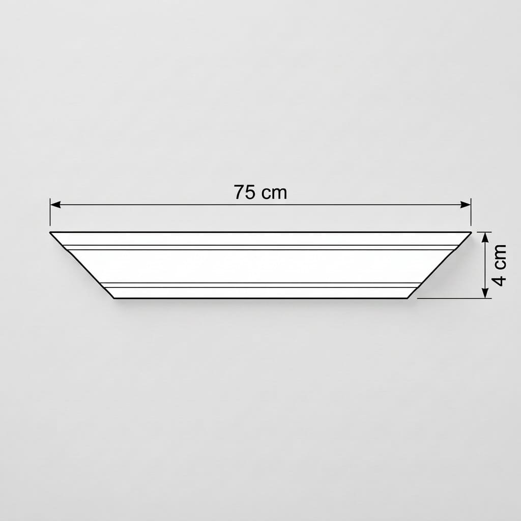Moldura 75 cm autoadhesiva con ingletes MX4018-C75
