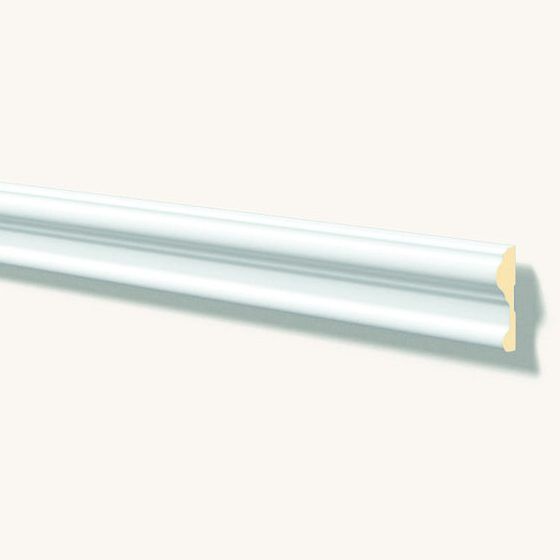 Moldura decorativa blanca para exterior, perfil clásico, ideal para paredes