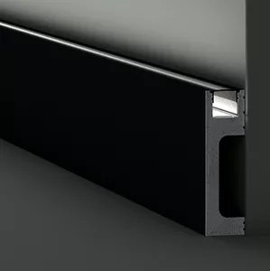 Rodapié para LED 8cm IL10 Negro-1