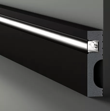 Rodapié para LED 8cm IL11 Negro-zoom-1