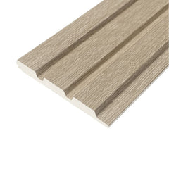 Moldura decorativa textura madera color roble claro para pared o rodapié