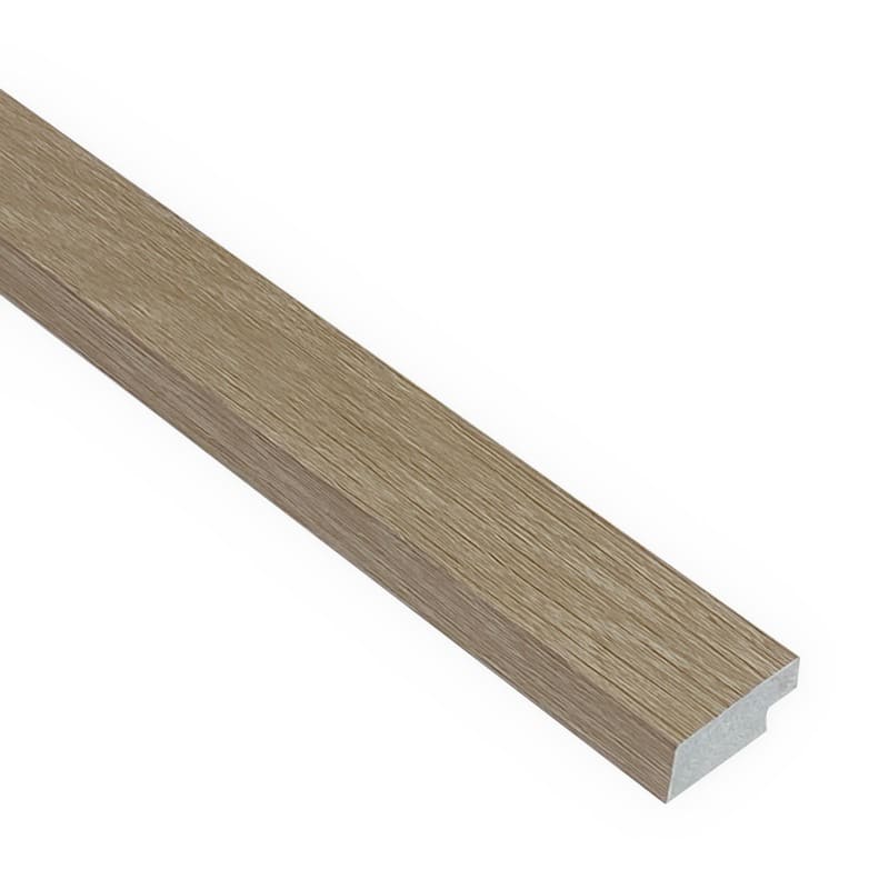 Moldura decorativa efecto madera clara para paredes o suelos, perfil recto moderno