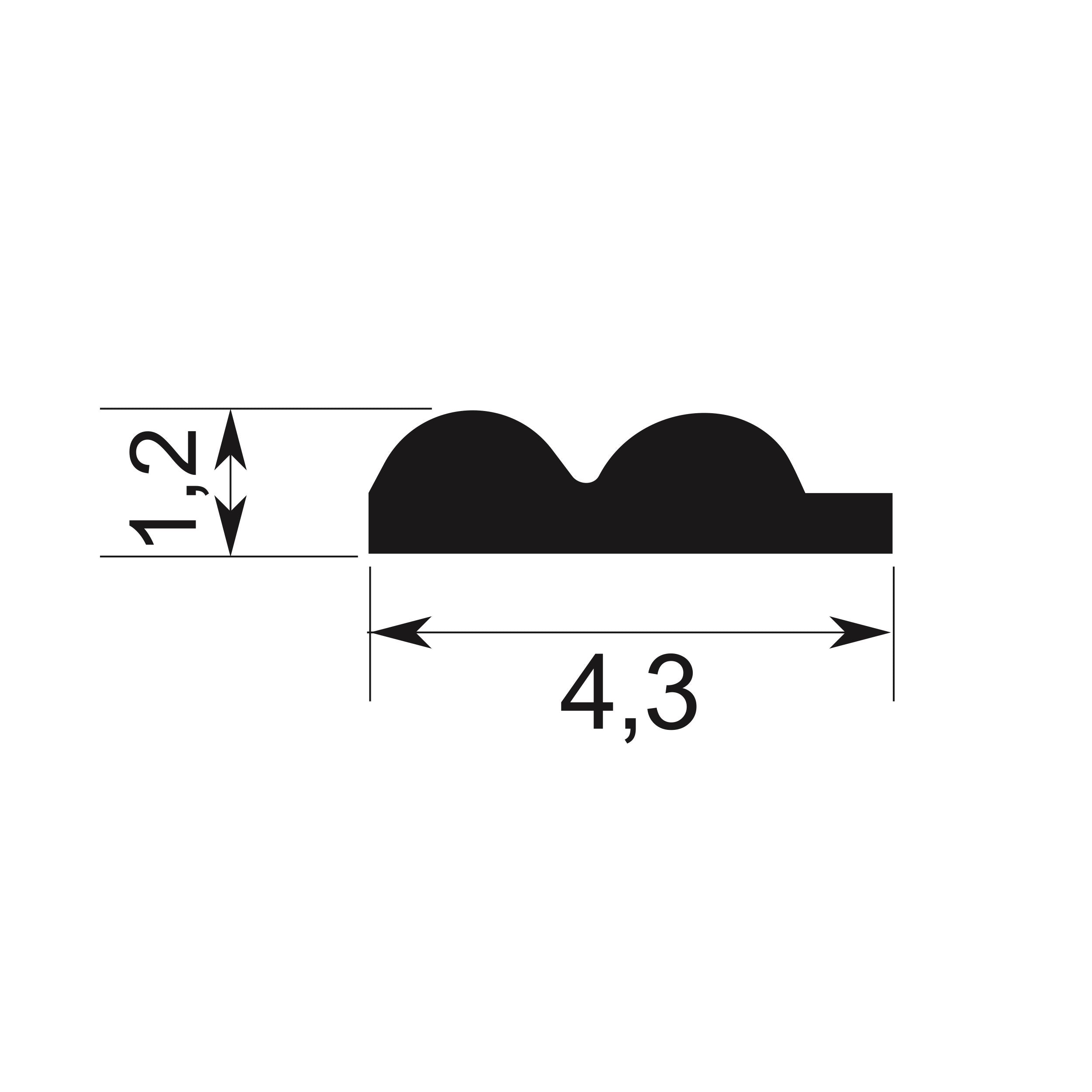 Perfil acabado derecho P02M2-R