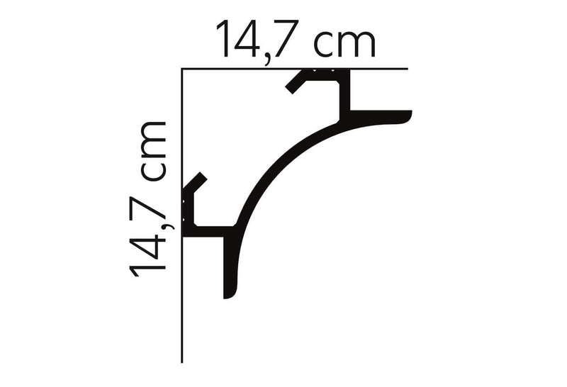 Moldura Luz Indirecta QL001-zoom-