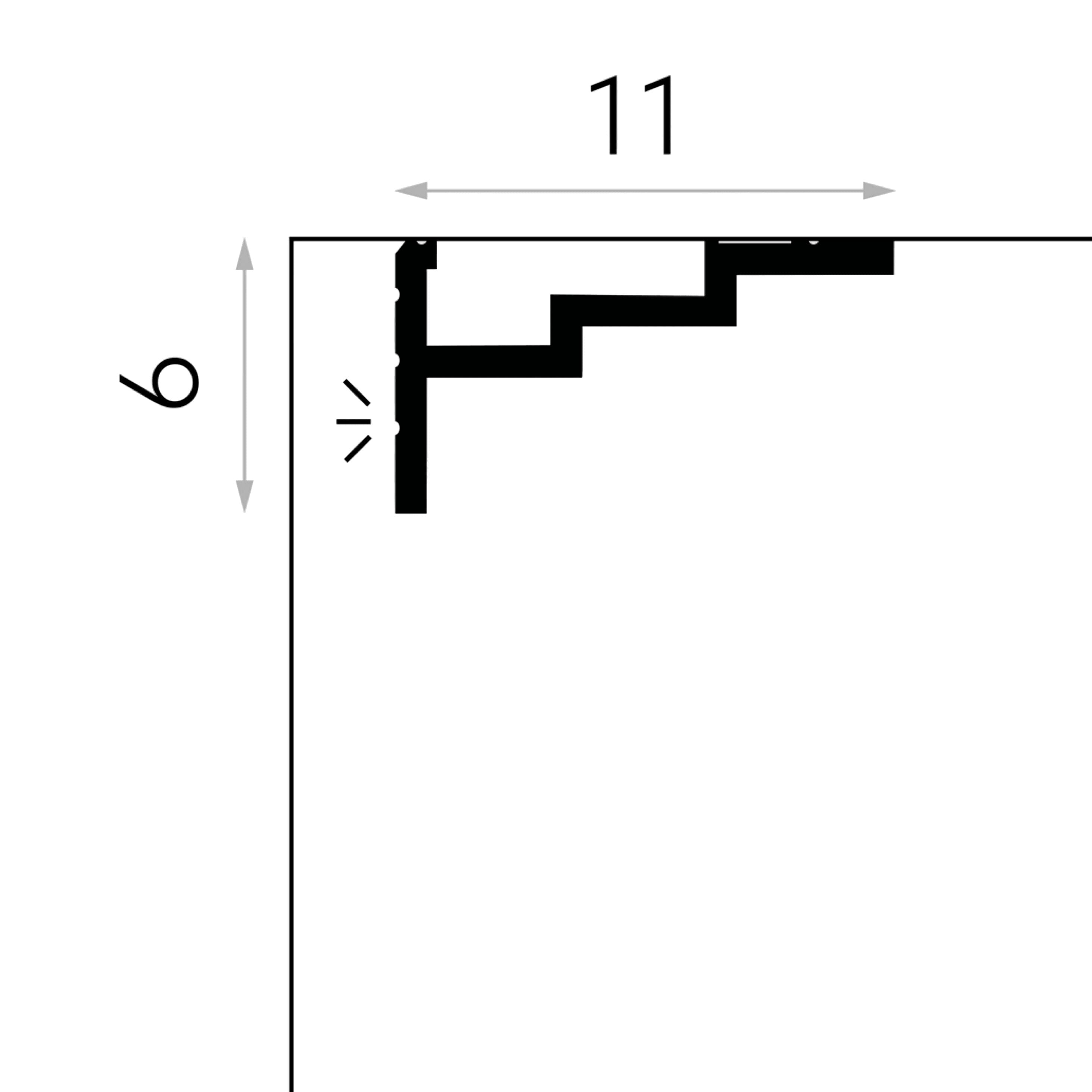 Moldura Luz Indirecta QL025