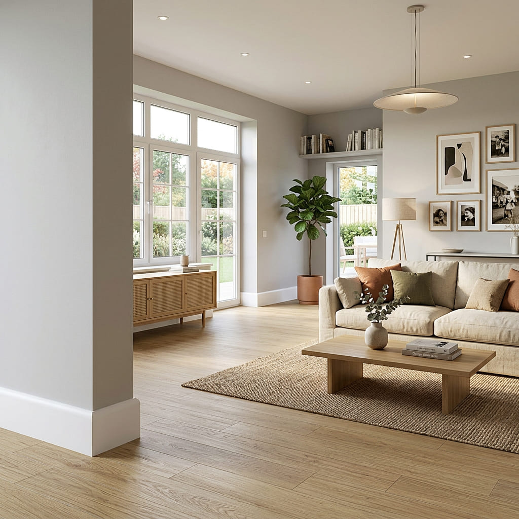 Rodapié 12 cm PVC Blanco RC12013 Antihumedad canto romo moderno-4