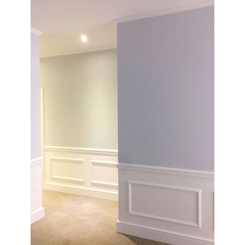 Rodapié PVC alto clásico con moldura lacado blanco antihumedad 12 x 1,4 x 200 cm-zoom-