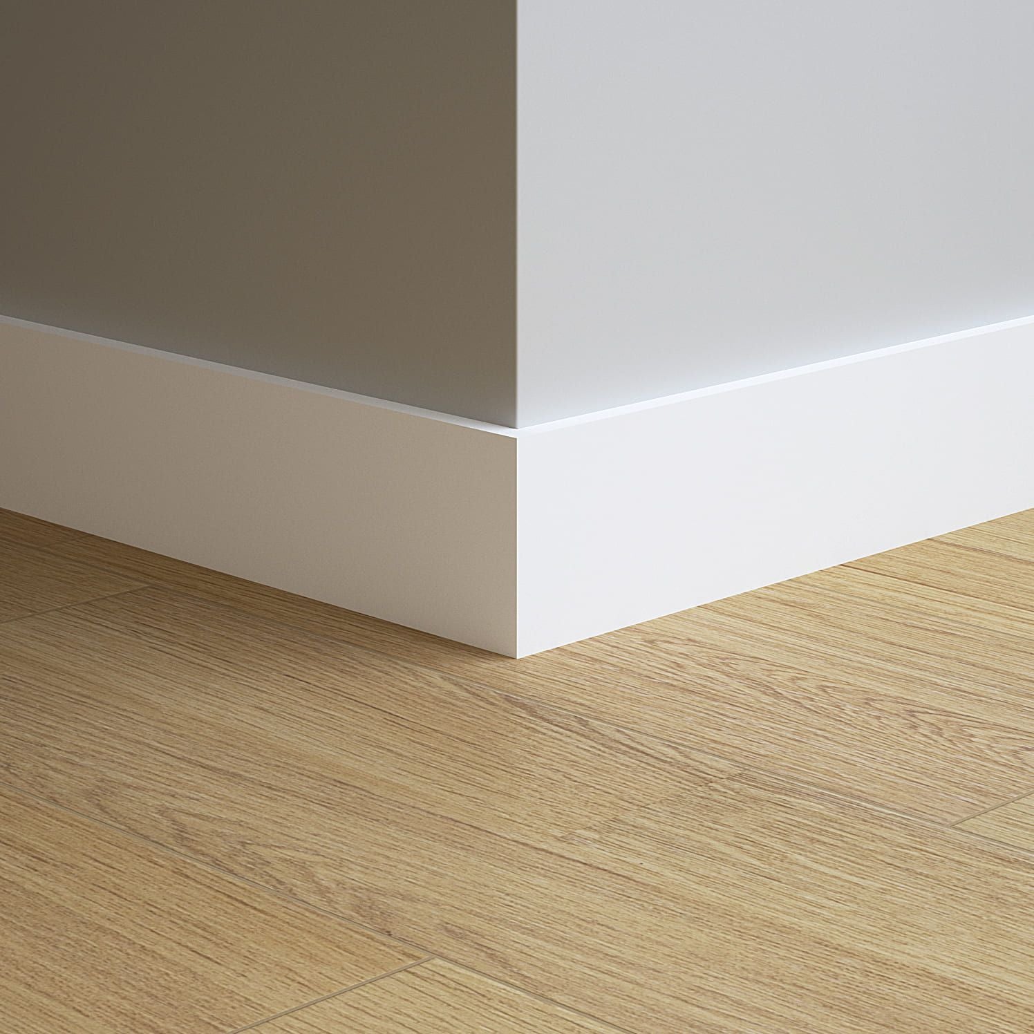 Rodapié 10 cm PVC Blanco RS10013 Antihumedad canto recto moderno-3