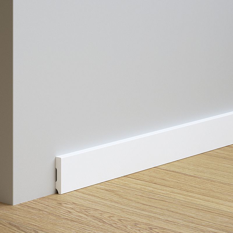 Rodapié 5 cm PVC Blanco RS5010 Antihumedad canto recto-zoom-1
