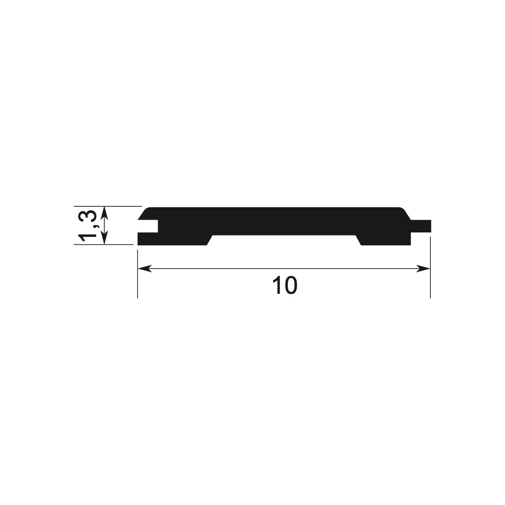 Friso de Pared RVF10013 Blanco HDPS Revestimiento Zócalo Decorativo Resistente-2