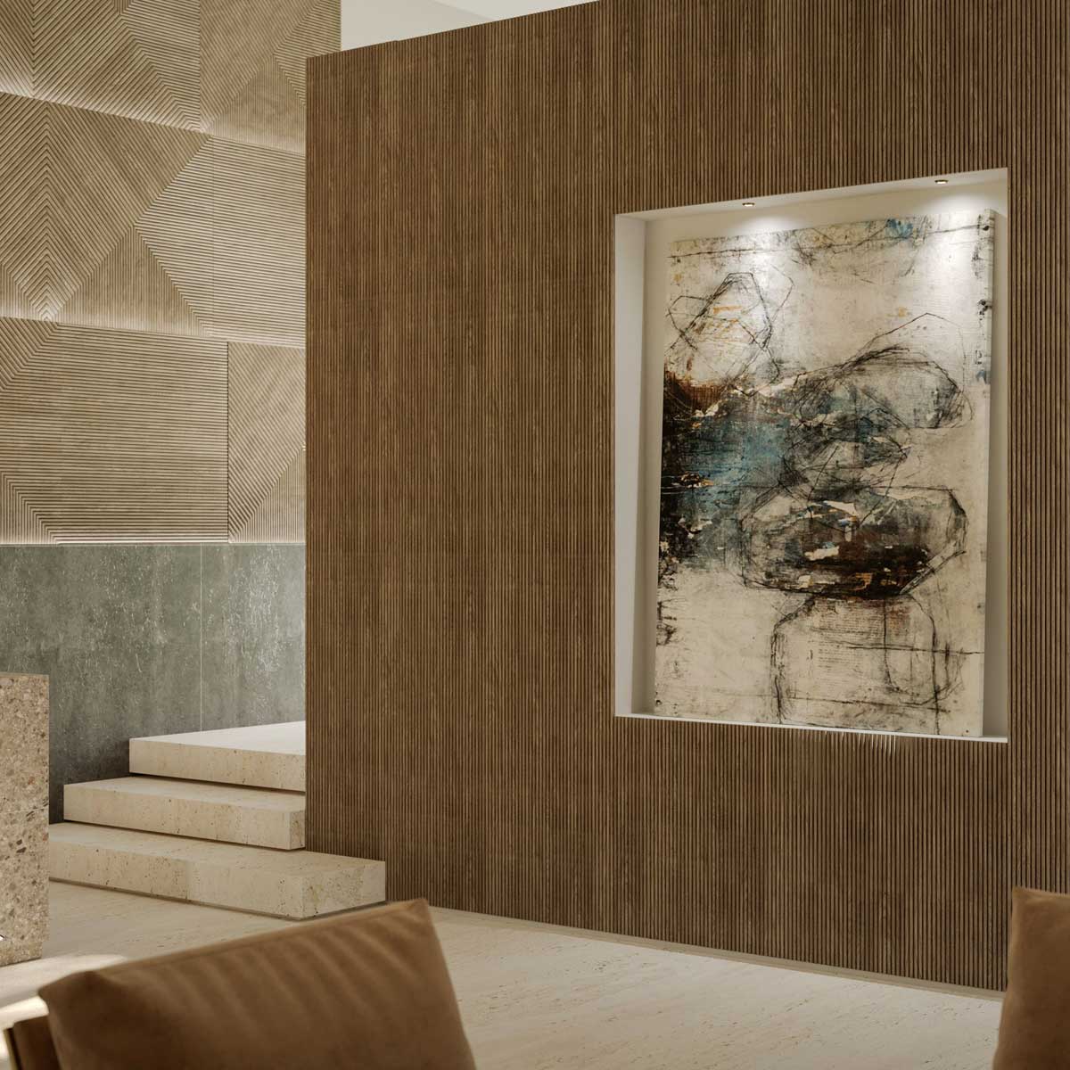 Panel ZEN SP03M2 revestimiento en color madera nogal-4