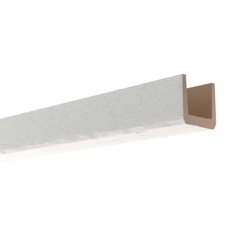Viga efecto madera color Blanco 15 x 15 cm de Poliuretano-zoom-