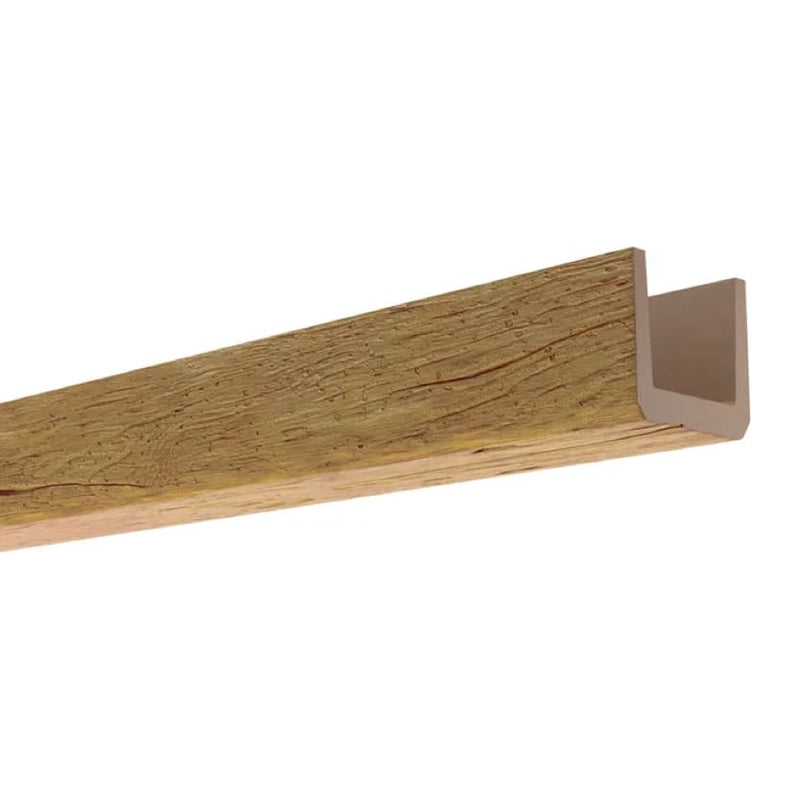 Viga efecto madera color miel 15 x 15 cm de Poliuretano-zoom-