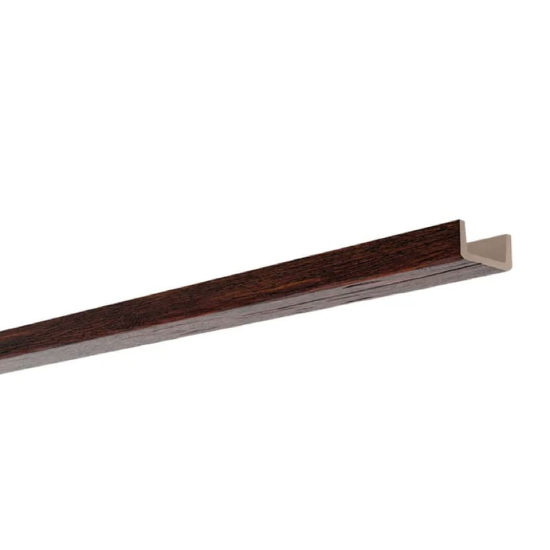 Viga efecto madera color Nogal 05 x 10 cm de Poliuretano-zoom-
