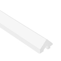 Moldura decorativa blanca para pared, diseño moderno y líneas rectas