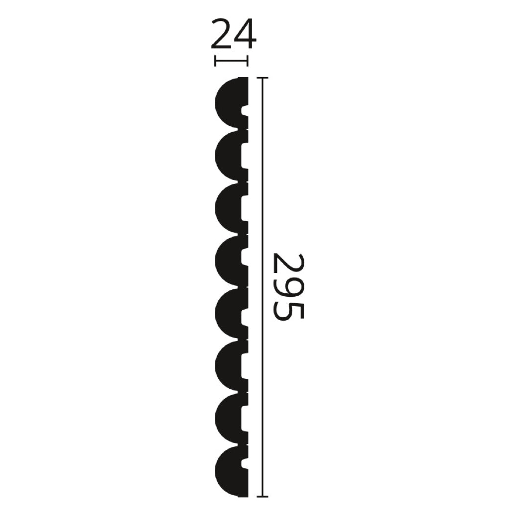 Panel decorativo CANELE XL FLEXIBLE