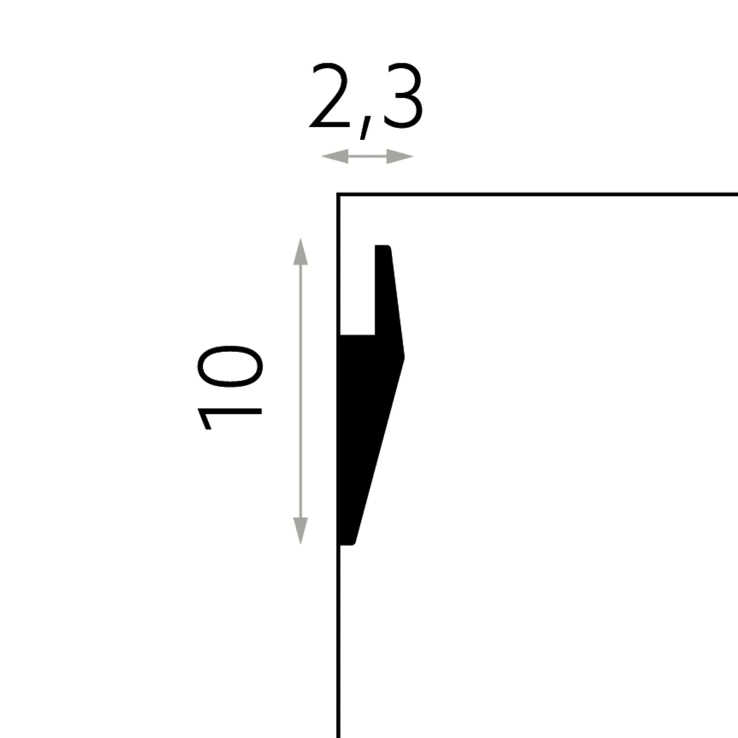 Moldura Luz Indirecta MD016