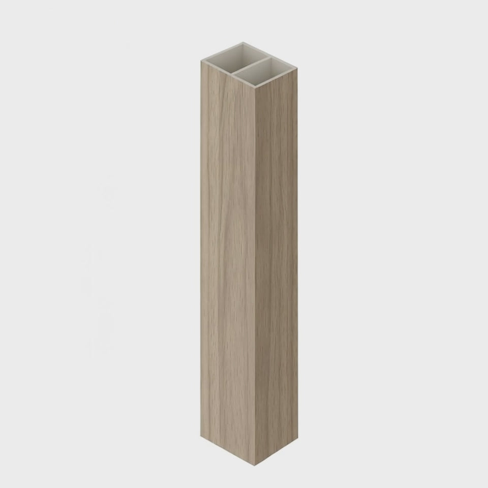 Separador de ambientes color roble claro Divisorio SP01M1-1